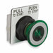 H4526 Mushroom Head Push Button Green 30mm
