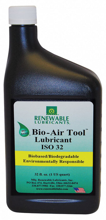 Air Tool Oil Yellow 32 oz Bottle