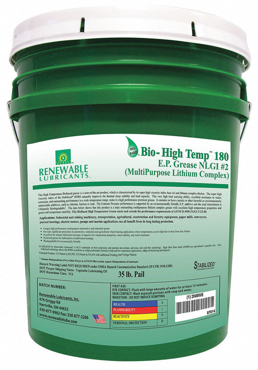 Grease EP High Temp HT 180 NLGI 2 35Lbs