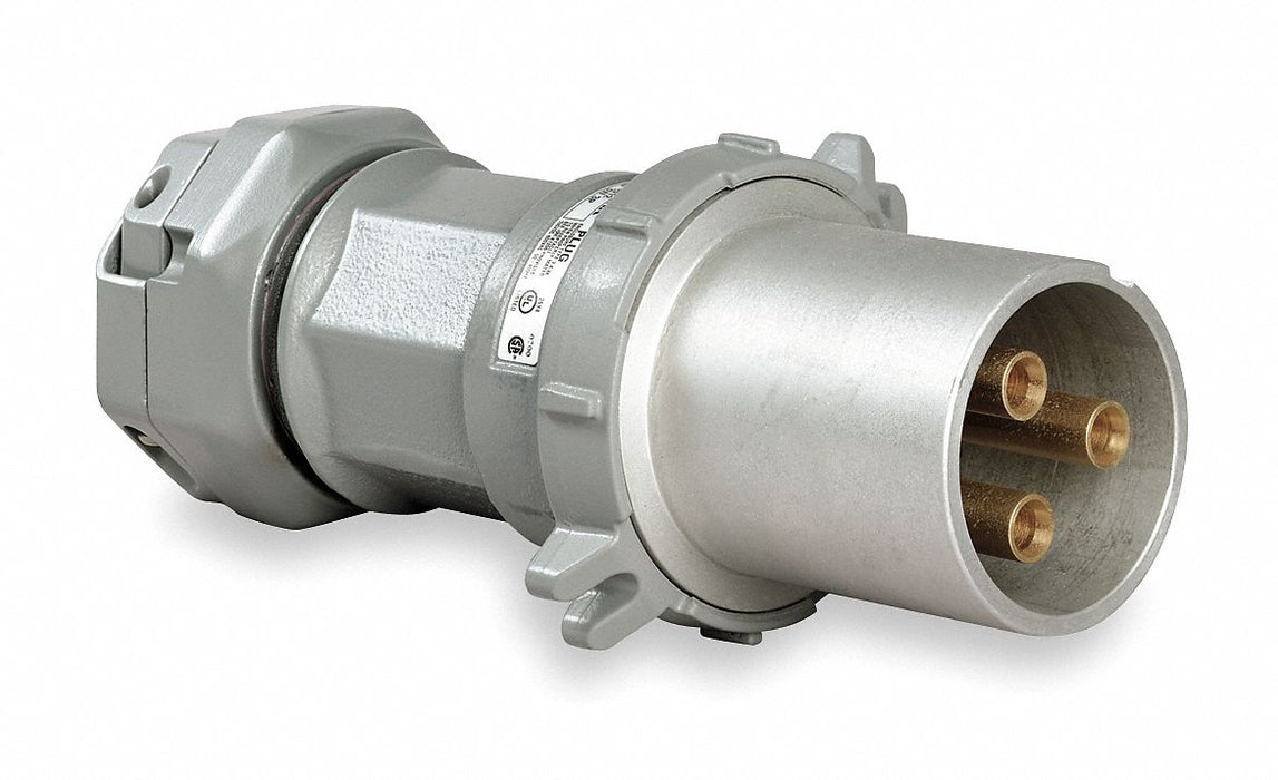 Pin and Sleeve Plug 200 A Gray 3Pl