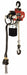Air Chain Hoist 550 lb Cap. 10 ft Lift