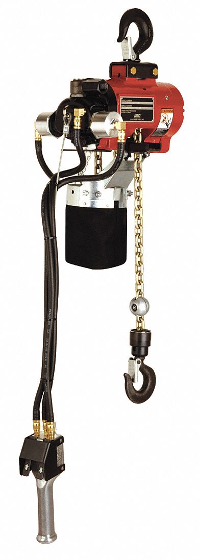 Air Chain Hoist 550 lb Cap. 10 ft Lift