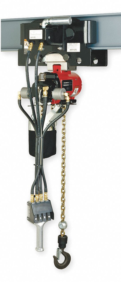 Air Chain Hoist 1100 lb Cap. 10 ft Lft