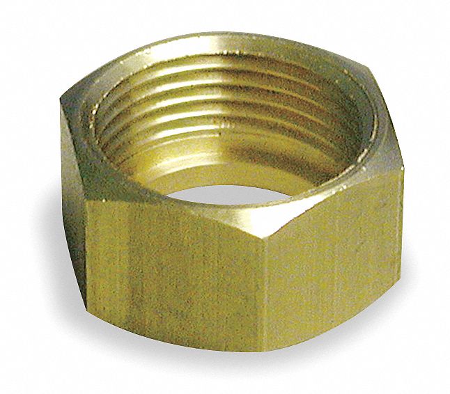 Tail Piece Nut Brass 1-1/16in