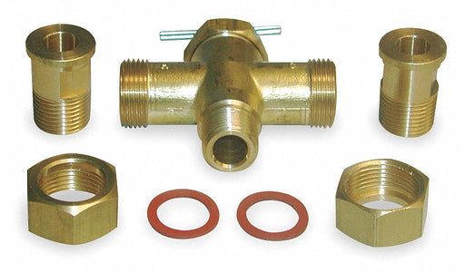 Manual Mixing Valve Brass 3-1/4in