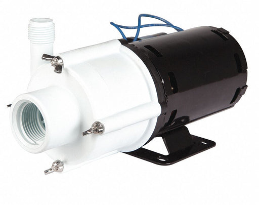 Magnt Drv Pmp 1/2in NPT 1/10hp Glss PP