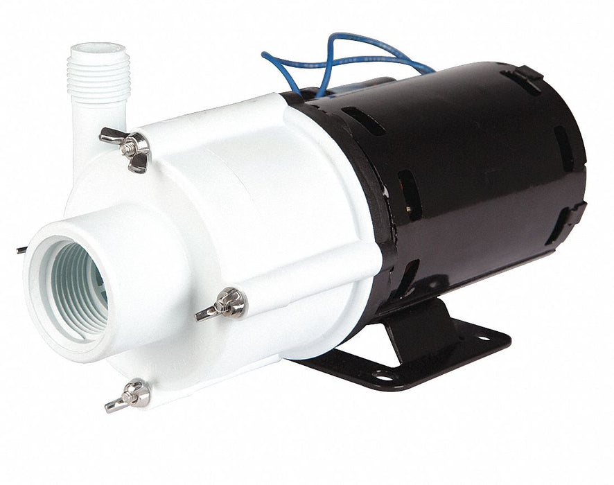 Magnt Drv Pmp 1/2in NPT 1/10hp Glss PP