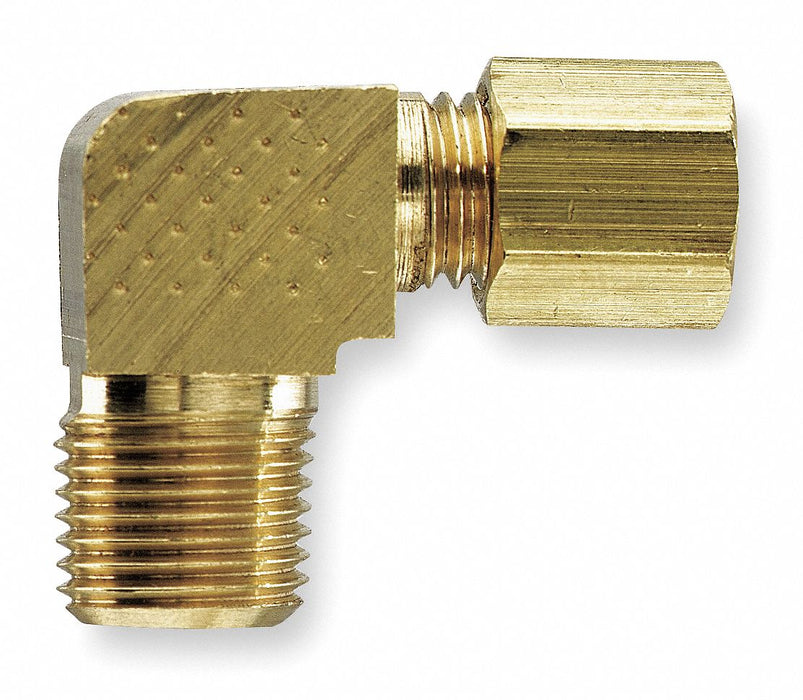 Elbow Brass Comp.1/2 MNPT1/2 PK10