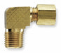 Elbow Brass Comp.1/2 MNPT1/2 PK10