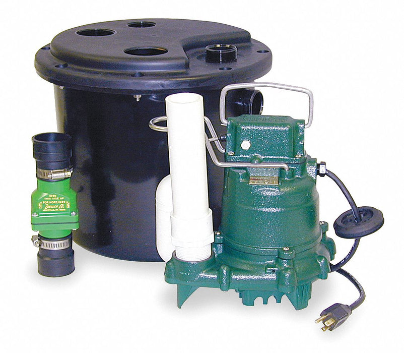 Sink Drain Pump System Integral 1/3 HP