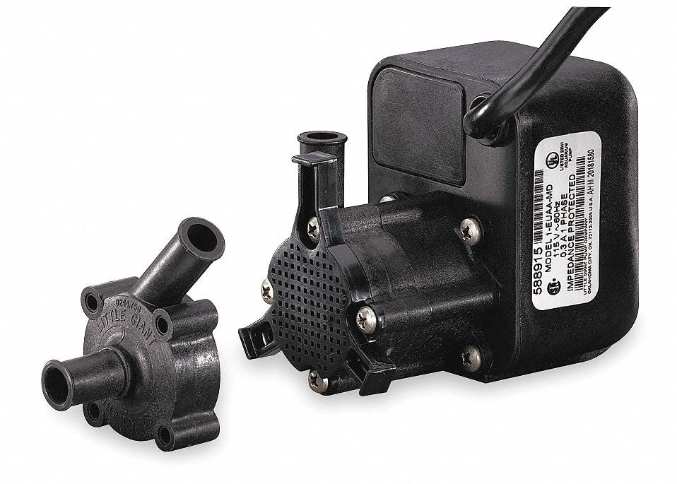 Magnt Drv Pmp 1/2in Hose 1/200hp Glss PP