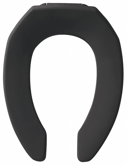 Toilet Seat Blk 14.25 in W 2.375 in H