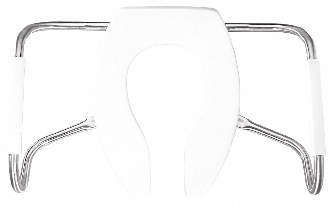 ToiletSeat Wht 14.3125inW 2.625inH