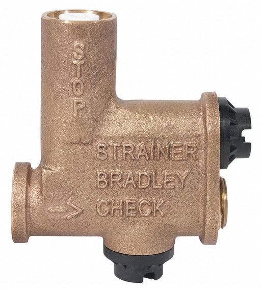 Stop Strainer Check Valve Kit Brass 3in