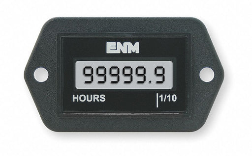 Hour Meter LCD 2-Hole 4.5 to 28VDC
