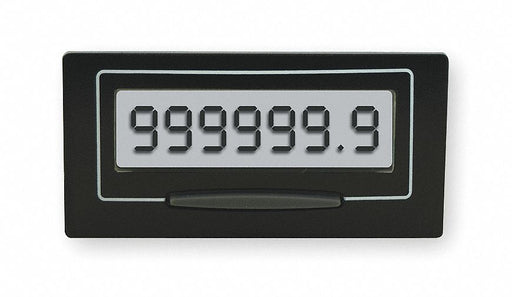 LCD Hour Meter Self Powered Rectangular