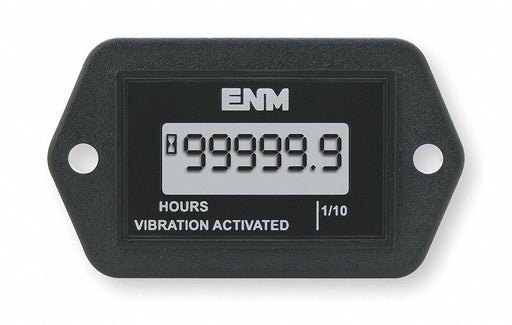 Hour Meter LCD Flange Rectangular