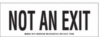 Exit Sign 3-1/2 X10 Polyester