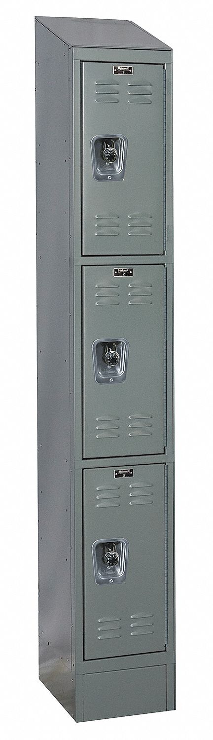 D4826 Lckr 3x1Lckr Drk Gry 83 x12 x15 Assm