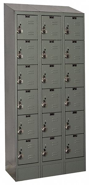 D4836 Lckr 6x3Lckr Dark Gray 84 x36 x18 Assm