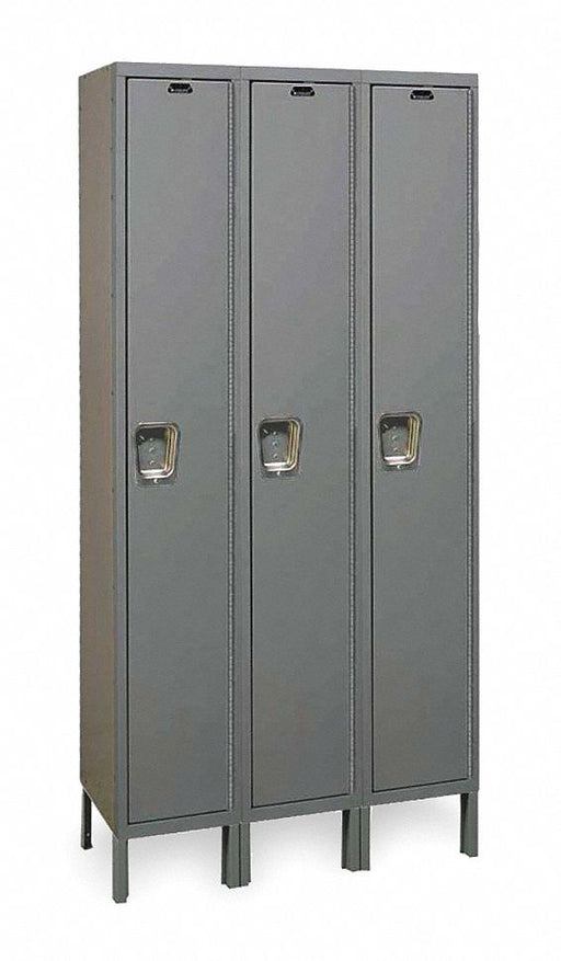 K4089 Lckr 1x3Lckr Drk Gry 78 x36 x15 Assm