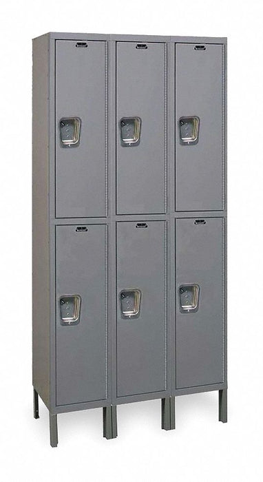 K4121 Lckr 2x3Lckr Drk Gry 78 x36 x15 Assm