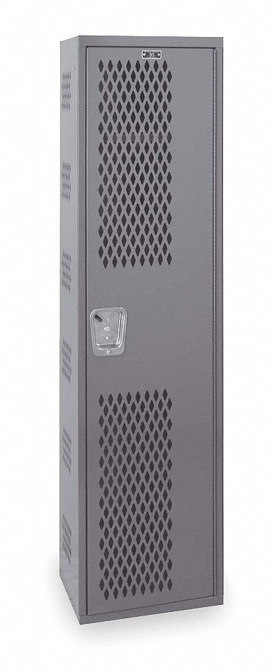 Wrdrb Lckr 1x1Lckr Gray 72 x12 x12 Assm