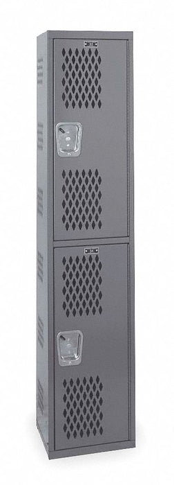Wrdrb Lckr 2x1Lckr Gray 72 x12 x12 Assm
