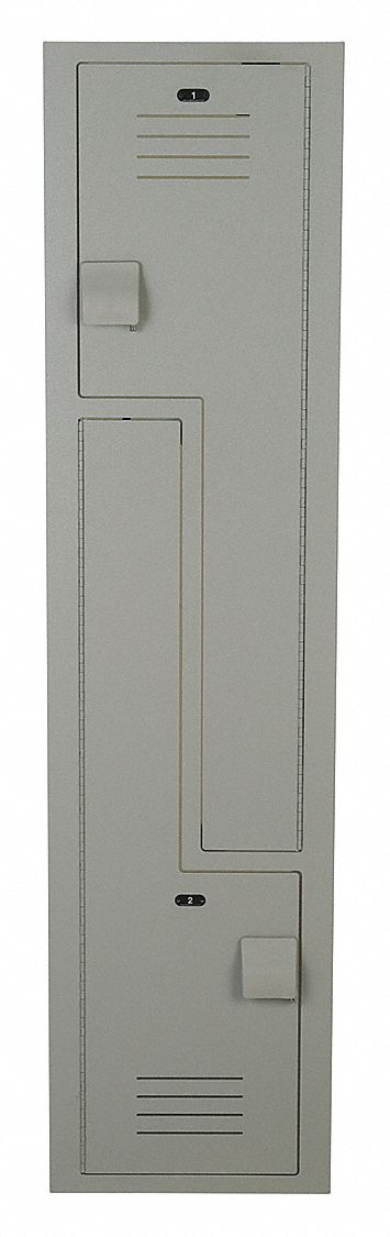 F8487 WrdrbZLckr 2x1Lckr Gray 72 x15 x15 Assm