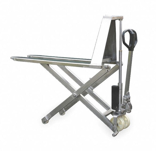 Manual Pallet Lifter 2200 lb 27 in W SS