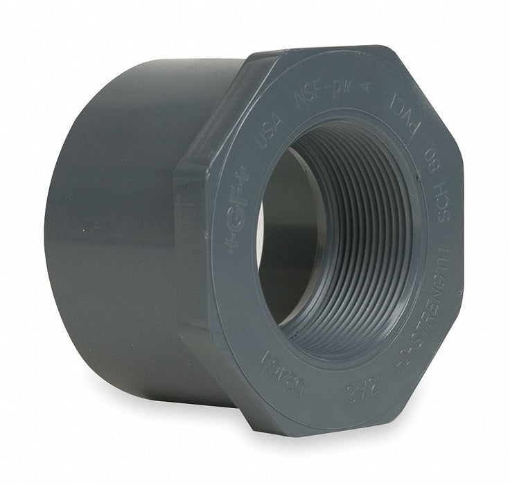 PVC Bushing 2 in 1/2 in NPT