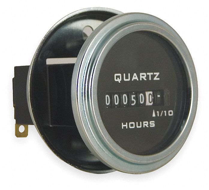 Hour Meter Electrical Round 10-80VDC