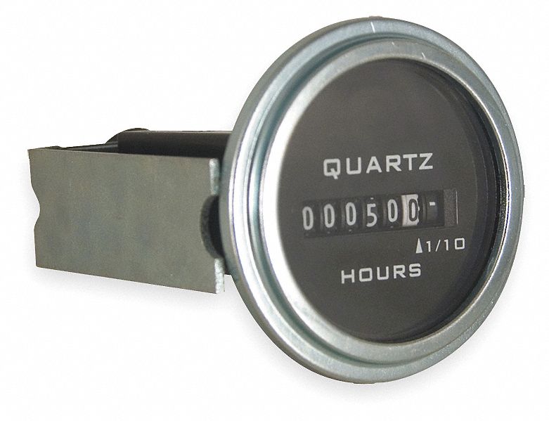 Hour Meter Electrical Round 10-80VDC