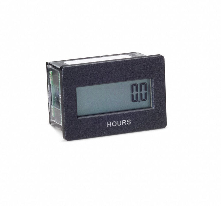 LCD Hour Meter 1.60 in Flange Mini Flush