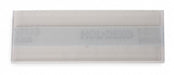 Label Holder 3 in L 1 in W Clear