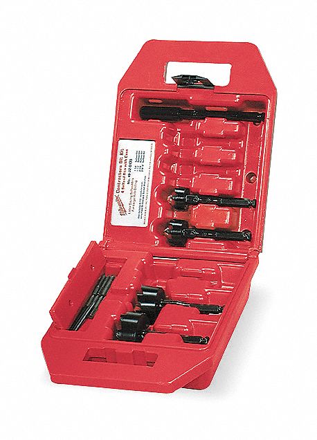 Self Feed Drill Set 7pc Steel