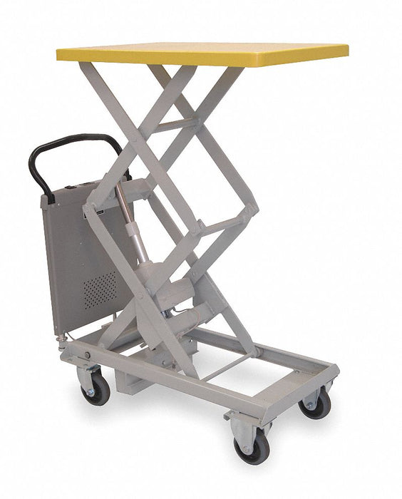 Scissor Lift Cart 220 lb Steel Fixed
