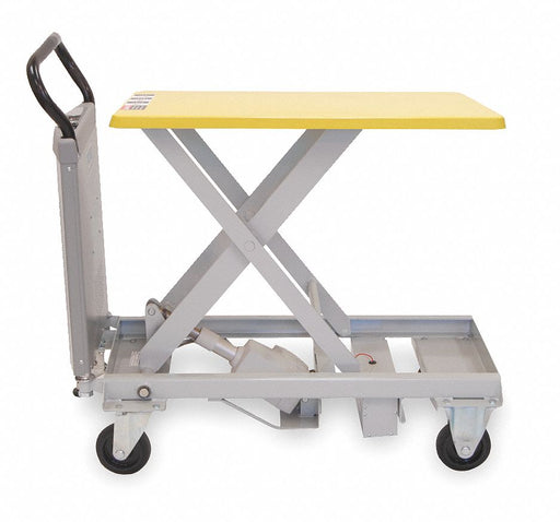 Scissor Lift Cart 330 lb Steel Fixed