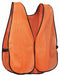D0428 Safety Vest Orng Univ Polyster Mesh