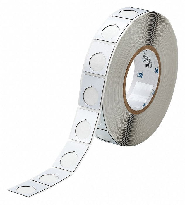 Pre-Cut Label Stock Roll White Gloss