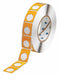 Pre-Cut Label Stock Roll Yellow Gloss