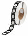 Pre-Cut Label Stock Roll Black Gloss