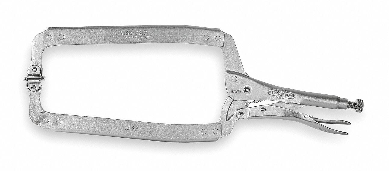 Locking C-Clamp 18 8 Cap 9-1/2 Throat