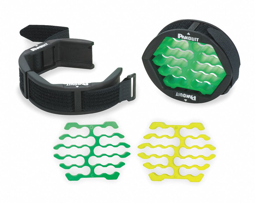Cable Organizer Black/Green/Yellow
