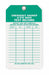 Tag White Polyester 7inH 4inW PK10