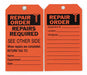 Tag Orange Polyester 7inH 4inW PK10