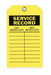 Tag Yellow Polyester 7inH 4inW PK10