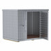 Outdr Strg Shd 6 3/8x9 1/8x7 1/8ft Gray