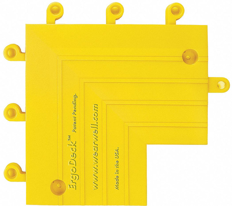 Inside Corner Yellow 6 x 9 