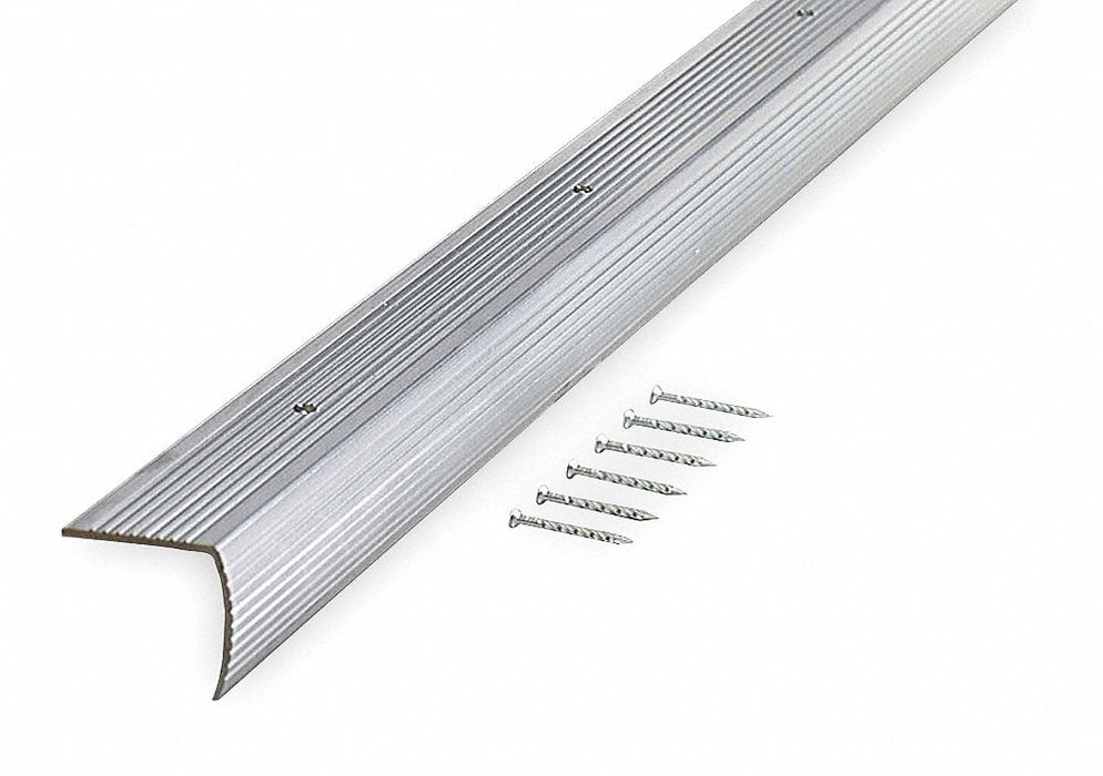 Stair Edging Silver 36in W Aluminum